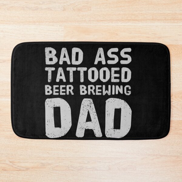 Item preview, Bad Ass Tattooed, Beer brewing Dad designed and sold by PetitePeche.