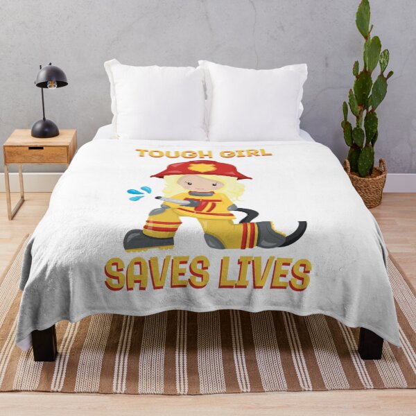 Item preview, Female Firefighter Girl designed and sold by ToniaKroeger.