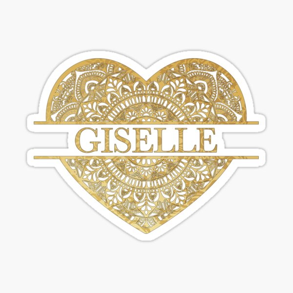 Giselle Name Stickers Redbubble 2588