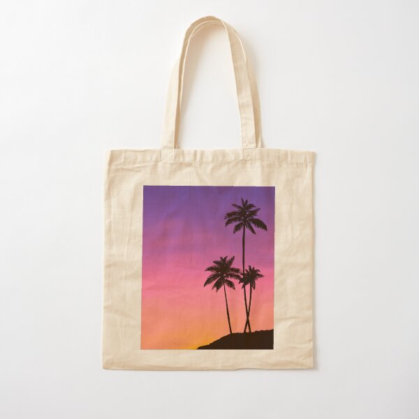 Sunset painting with palm trees 