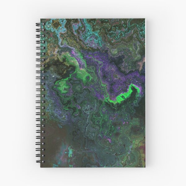 Item preview, Colorful Wavy Abstract Apocalyptic Landscape  designed and sold by S Y N T H R E A L M.