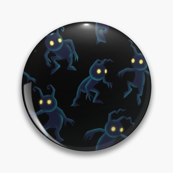 Item preview, Heartless Kingdom Hearts Repeat Pattern (Black) designed and sold by beckyjenksart.