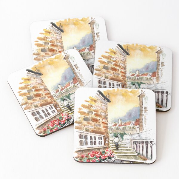 Item preview, Street In Runswick Bay designed and sold by Goodaboom.