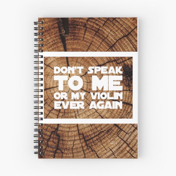 Item preview, Don't Speak to Me or My Violin Ever Again (Wood Effect)  designed and sold by DesignsofNote.