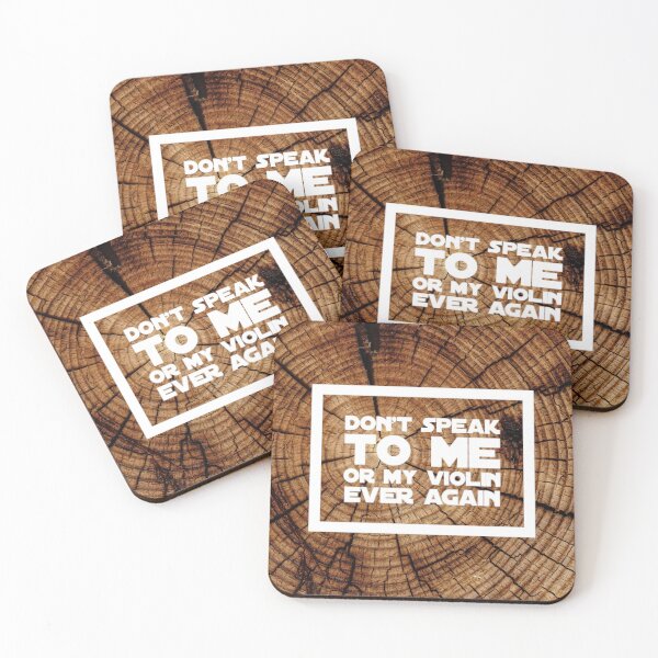 Item preview, Don't Speak to Me or My Violin Ever Again (Wood Effect)  designed and sold by DesignsofNote.
