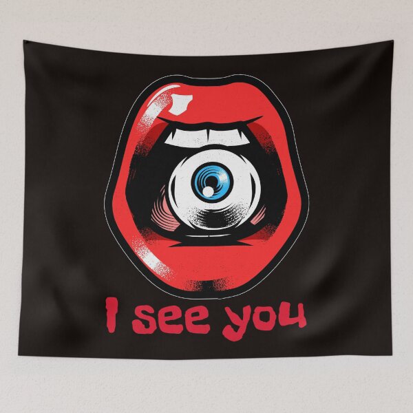 Item preview, Blue Eye in my mouth  designed and sold by MyFreakyWorld.