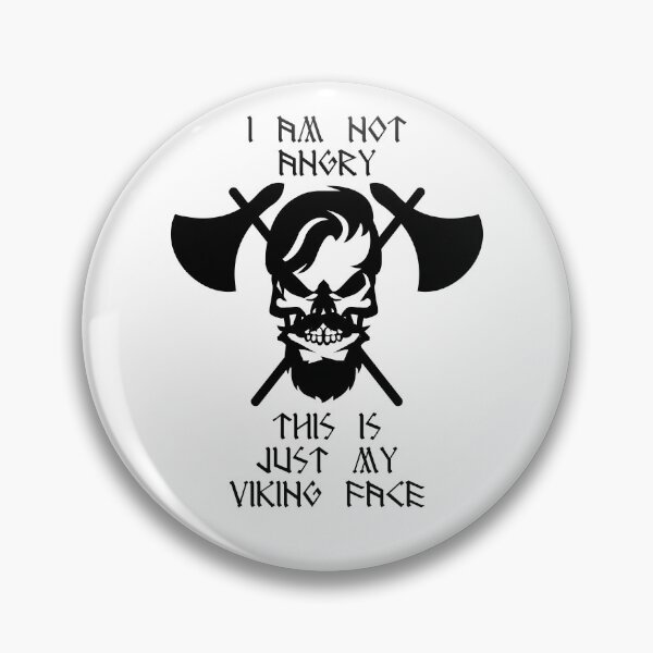 Item preview, I'm not angry this is my viking face designed and sold by DerNerd.
