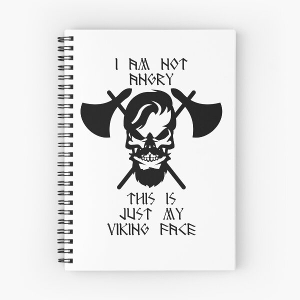 Item preview, I'm not angry this is my viking face designed and sold by DerNerd.