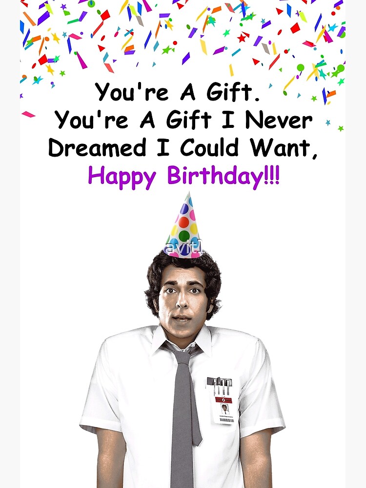 “Chuck birthday card and gifts " Poster for Sale by Willow Days | Redbubble