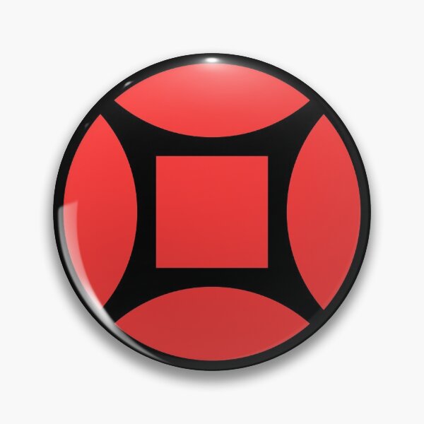 Item preview, Geometric Pattern: Intersect Square: Black/Red designed and sold by Red Wolf.