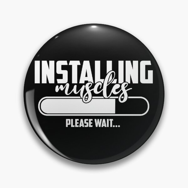 Item preview, Muscles Loading, funny gift for men & women who love lifting weights designed and sold by BRtisticDesigns.