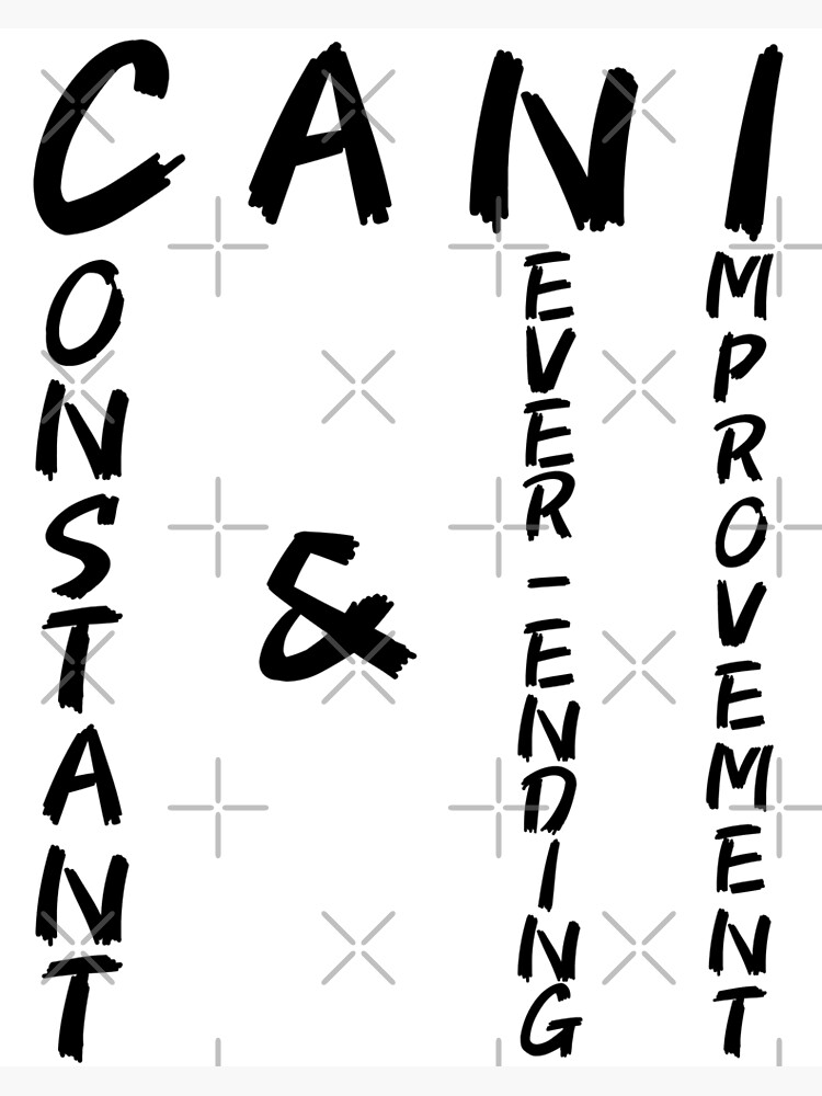 Cani constant and never ending improvement premium matte vertical