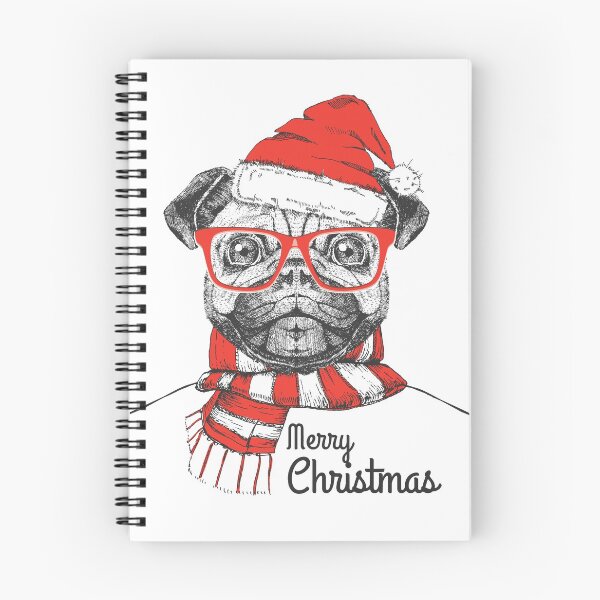 Item preview, Merry Christmas Pug designed and sold by kief-clothes.