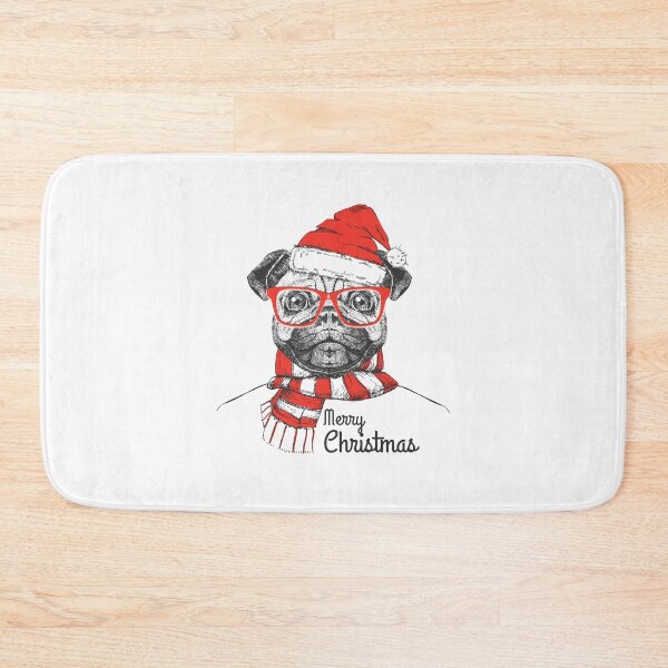 Item preview, Merry Christmas Pug designed and sold by kief-clothes.
