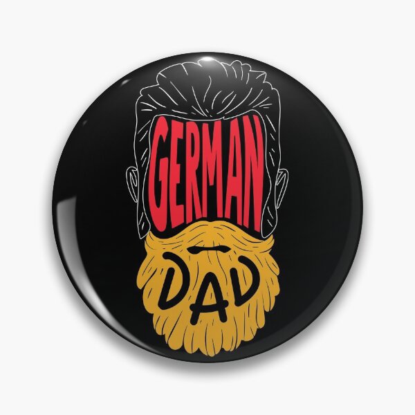 Item preview, Bearded German Dad - Beard Tattoo Gift designed and sold by biNutz.