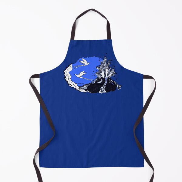 Item preview, Reunion Island. Piton de la Fournaise in blue designed and sold by Catherine Debusne.