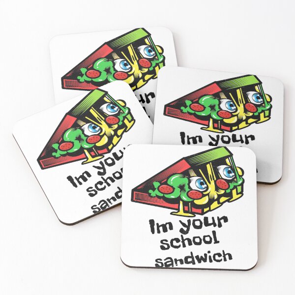 Item preview, Kawaii zombie sandwich with cheese green salad and eyes designed and sold by MyFreakyWorld.