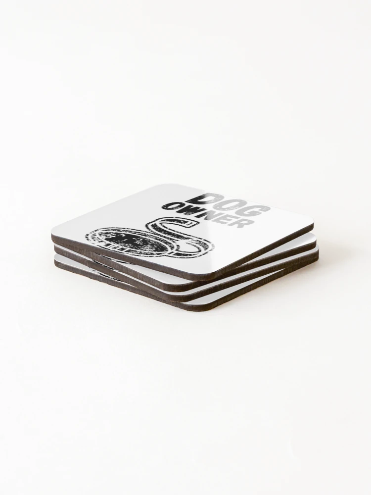 Thumbnail 4 of 5, Coasters (Set of 4), Dog Owner designed and sold by RIVEofficial.