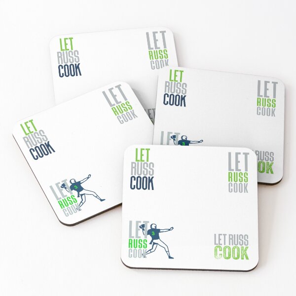 Item preview, Pack Of Let Russ Cook Stickers Seattle Football Quarterback Number 3 Let Russ Cook Sticker Pack designed and sold by MPowerTeez.