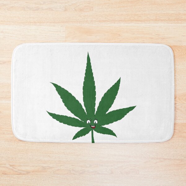 Item preview, Evil Adorable Cute Weed Leaf Face designed and sold by deividcole.