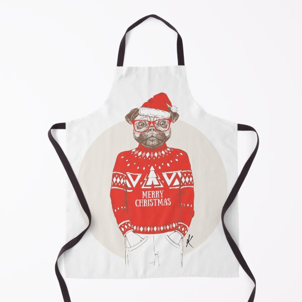 Item preview, Shy Merry Christmas Pug designed and sold by kief-clothes.