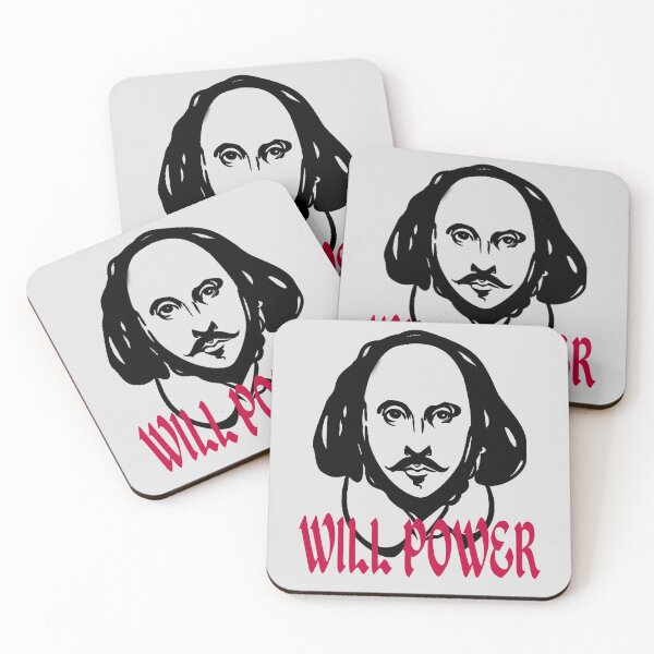 Item preview,  Funny William Shakespeare Will Power Theater Plays Quotes Poems Biography Fans designed and sold by TopTeeShop.