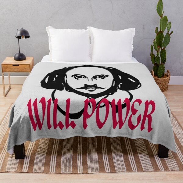 Item preview,  Funny William Shakespeare Will Power Theater Plays Quotes Poems Biography Fans designed and sold by TopTeeShop.