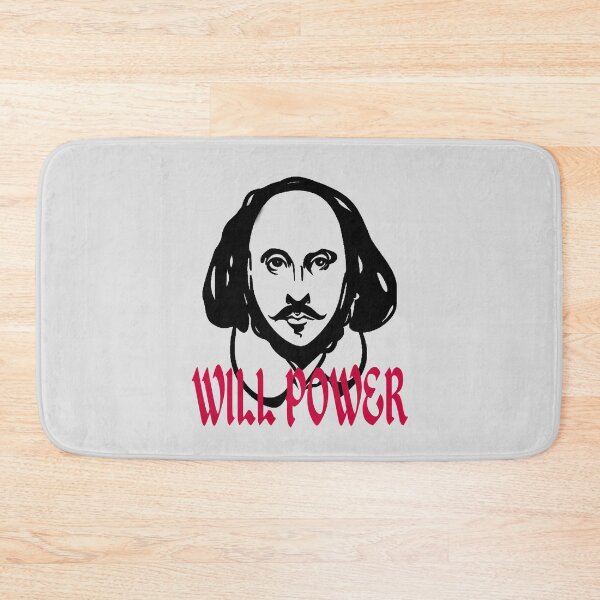 Item preview,  Funny William Shakespeare Will Power Theater Plays Quotes Poems Biography Fans designed and sold by TopTeeShop.