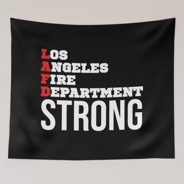 Item preview, LAFD Strong Los Angeles Fire Department Strong designed and sold by djemai1995.