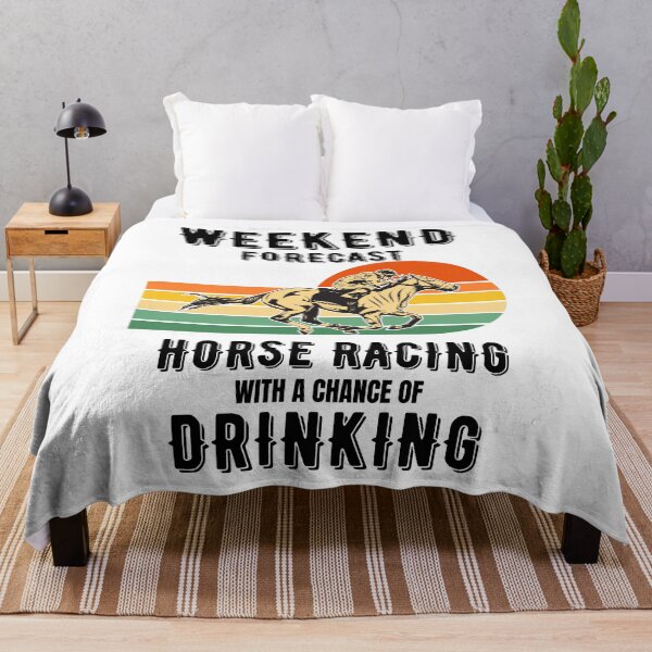 Item preview, Funny horse racing with a chance of drinking - racehorse, weekend forecast, gallopers, beer designed and sold by HaychGee.