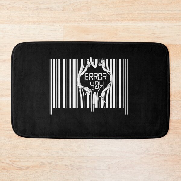 Item preview, Error 404 Barcode On Black designed and sold by clubtee.