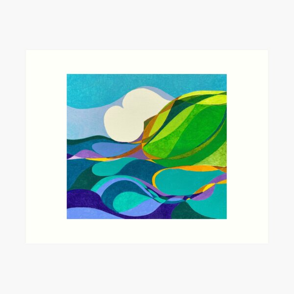 The cliffs Art Print