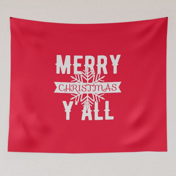 Item preview, Merry Christmas Yall designed and sold by artworkbyrihen.