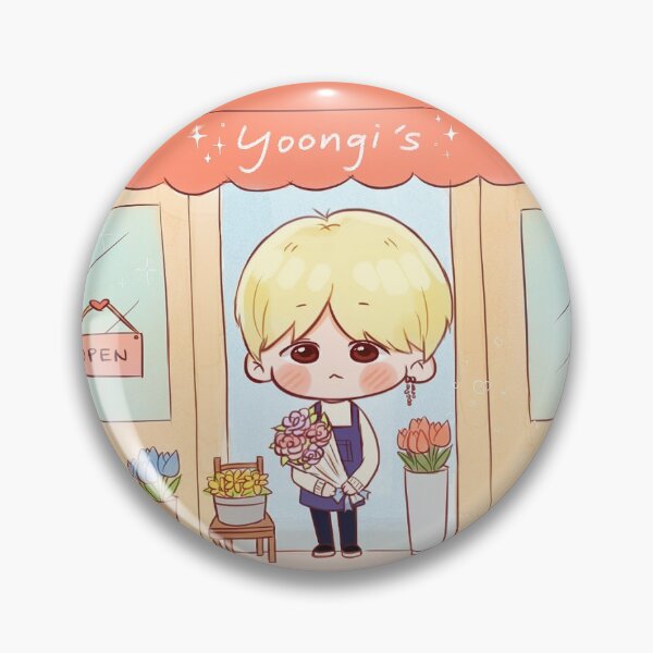 Item preview, BTS: Florist Chibi Yoongi designed and sold by yoonseesaw.
