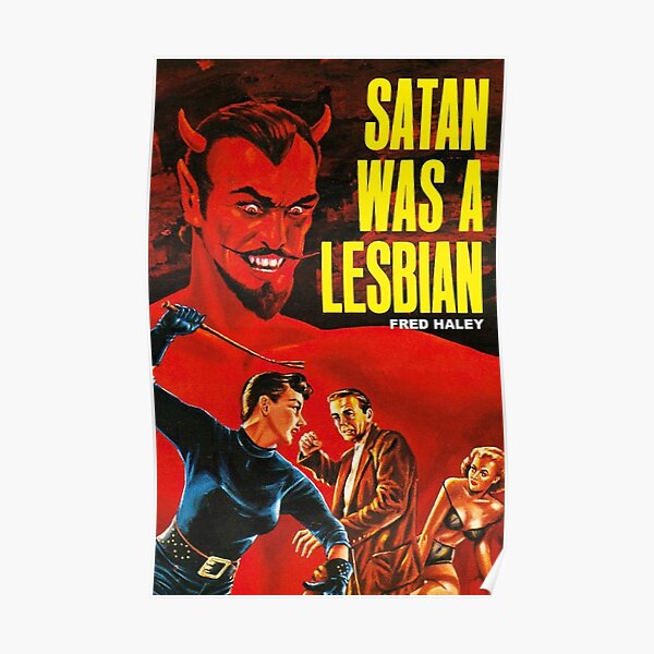 Satan war eine Lesbe Poster