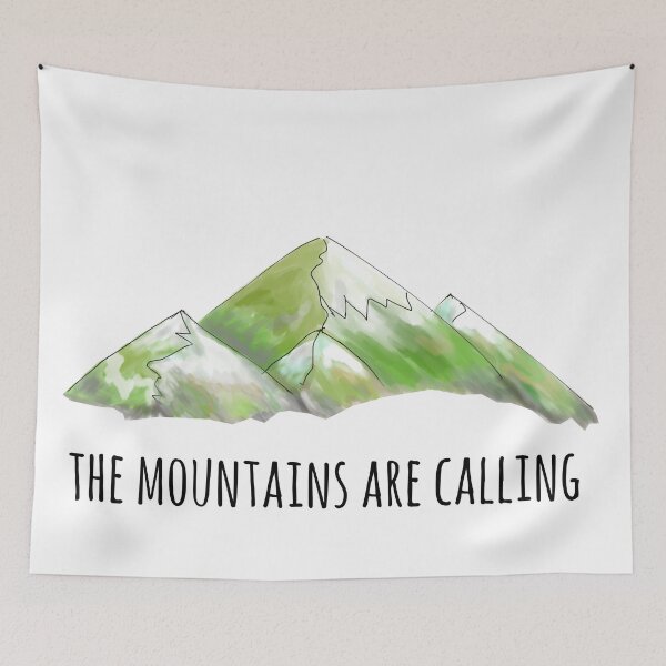 Item preview, The mountains are calling designed and sold by WanderlustBunny.