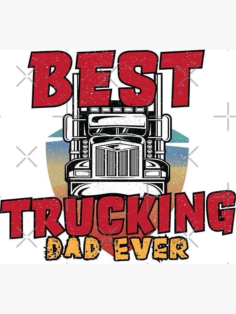 Truck driver mug gift - Best truckin Dad ever - Funny Trucker Father's day  gifts