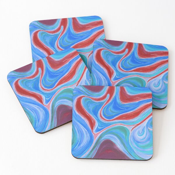 Item preview, Silting up a bay - blue-red version designed and sold by Psychopeeet.