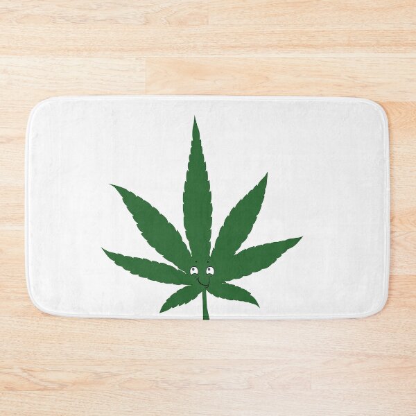 Item preview, Cheeky Happy Adorable Cute Weed Leaf Face designed and sold by deividcole.