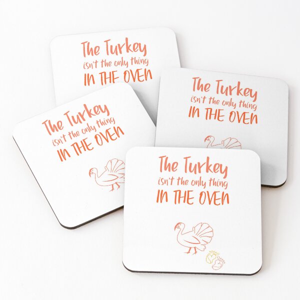 Item preview, The turkey isn't the only thing in the oven - Fall pregnancy Thanksgiving Reveal designed and sold by creative-boo.