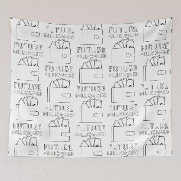 Item preview, Future Millionaire -  wallet designed and sold by RIVEofficial.