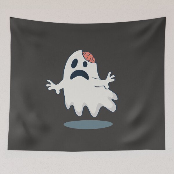 Item preview, Brainy ghost designed and sold by wazoosi.