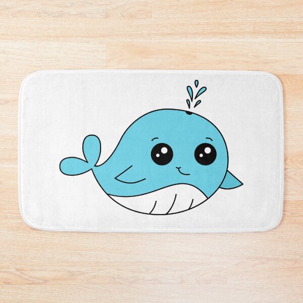 Item preview, Cute baby whale in Kawaii style.  designed and sold by TashaVector.