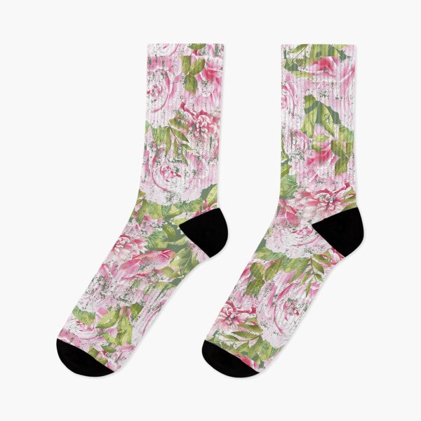 Item preview, Spring greenery flowers pink and white leaves roses designed and sold by mea1007.