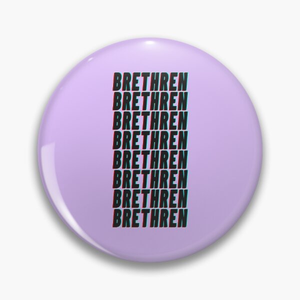 Item preview, Aesthetic Repeated Word "Brethren" Art designed and sold by The Lord's Love Line.