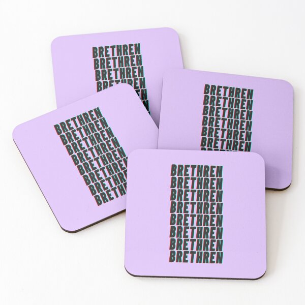 Item preview, Aesthetic Repeated Word "Brethren" Art designed and sold by The Lord's Love Line.