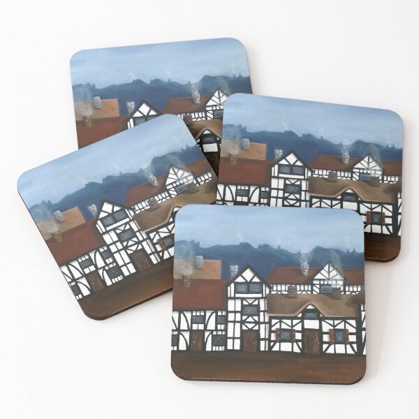 Item preview, British Tudor village designed and sold by MonsterMoon.