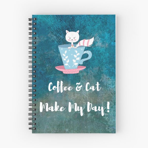 Item preview, Coffee and Cat Make My day - Cool Sticker designed and sold by joejiing.