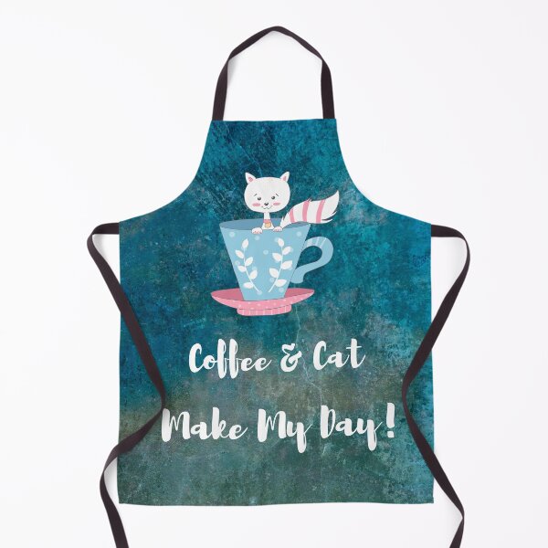 Item preview, Coffee and Cat Make My day - Cool Sticker designed and sold by joejiing.