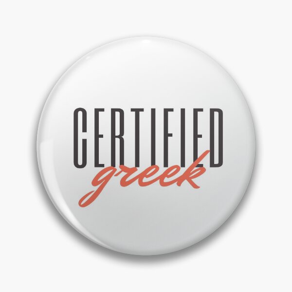 Item preview, Certified Greek designed and sold by TheStudioBee.